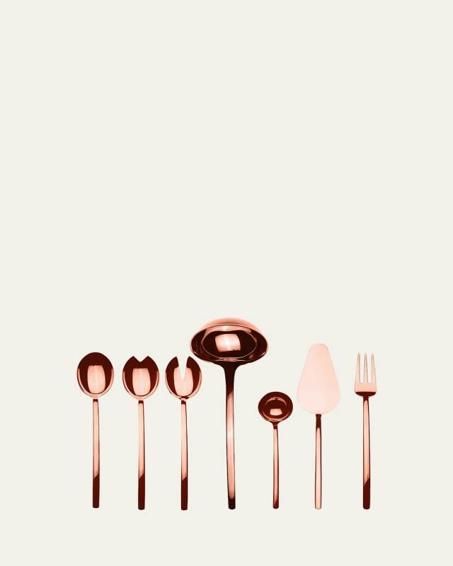 Bronze Due 7-Piece Full Serving Set